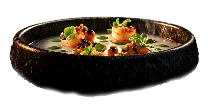 Seafood cazuela from a Latin fusion menu in Orlando