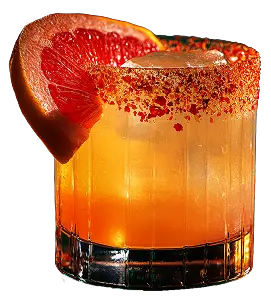 Tequila cocktail from a Latin fusion menu in Orlando